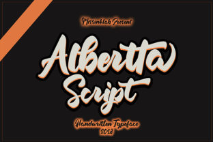 Albertta: A Bold Handwritten Font