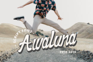Awaluna: A Bold Handwritten Font for Web Design