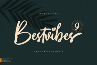 Bestvibes: A Handwritten Font for Editorial Design