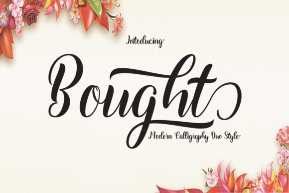 Bought: A Handwritten Font with Magic
