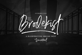 Brodekist: A Bold Handwritten Font