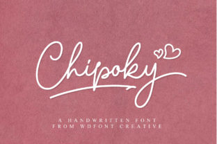 Chipoky: A Handwritten Font for Elegant Design