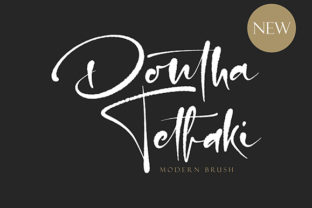 Dontha Tethaki: A Bold Handwritten Font