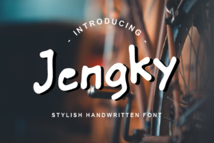 Jengky: A Playful Font for Web Design