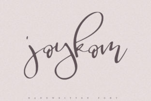 Joykom: A Handwritten Font for Web Design