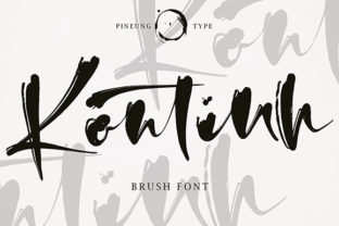 Kontinh: A Handwritten Font for Creative Makers