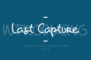 Last Capture Font Review