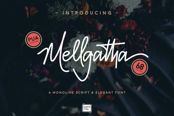 Mellgatha: A Bold, Artistic Display Font