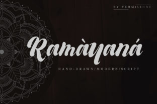 Ramayana: A Bold Handwritten Font