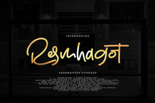 Resmhagot: A Handwritten Font for Creative Projects