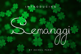 Semanggi: A Cute Handwritten Font