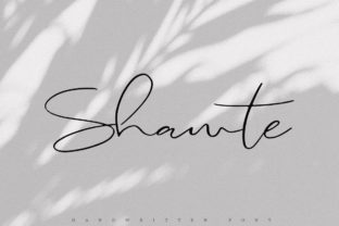 Shawte: A Handwritten Font for Business