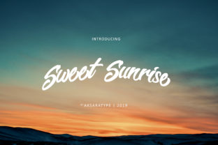 Sweet Sunrise Font for Web Design