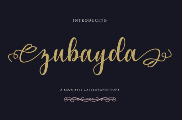 Zubayda: A Handwritten Font for Web Design